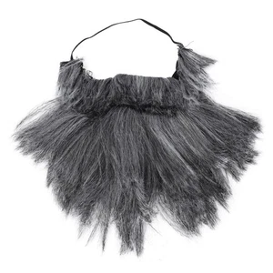 1 pieza Halloween bigote falso barba decoración cosplay utilería gris - Imagen 1 de 12