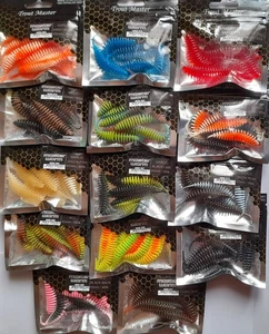 Spro Trout Master Worm 65 65mm Garlic Knoblauch Aroma UV Farben Gummifisch OVP - Bild 1 von 183