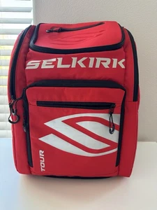 Selkirk Tour Backpack Red – Large Pickleball Bag, Multiple Compartments - Picture 1 of 8