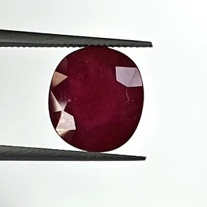 3.60ct Natural Burma Ruby beautiful deep red standard heat no glass fill gem - Picture 1 of 4