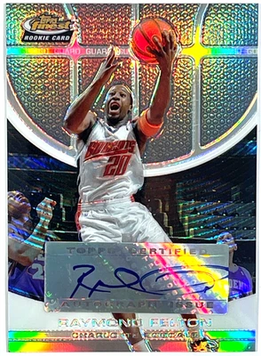 2005-06 Topps Finest Refractor Raymond Felton Auto RC #127 /229 - Image 1 of 2