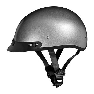 Daytona Skull Cap Half Helmet with Peak Visor - Image 1 of 4