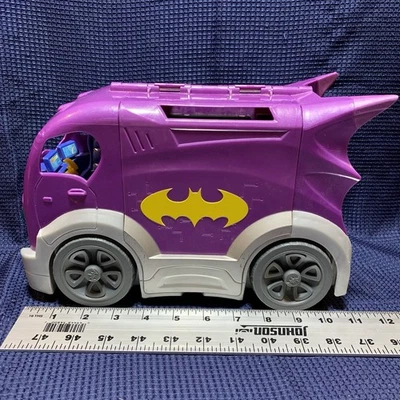 DC Super Hero Girls BATGIRL Vehículo Juego Juego - Cuartel General de Batgirl sobre Ruedas Foto 1 de 4
