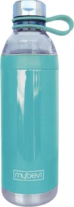 MyBevi Stainless Steel Tumbler 18 oz Turquoise Keeps Drinks Cold or Hot - Picture 1 of 8