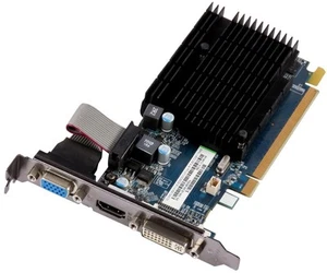 Carte graphique ATI Radeon HD5450 1GB DDR3 PCI-E HDMI DVI-I VGA - Silencieuse - Photo 1/2