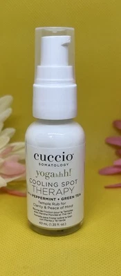 Cuccio Yogahhh Cooling Spot Therapy Peppermint Temple Rub Clarity 1.35 Oz New - Image 1 of 2