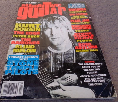 GUITAR WORLD ALTERNATIVE GUITAR MAGAZINE FEATURE NIRVANA BLIND MELON STP GRUNGE Foto 1 de 4