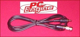 6Ft RCA Video Cable & RF Coax TV Adapter for Japanese NEC PC Engine Console NEW