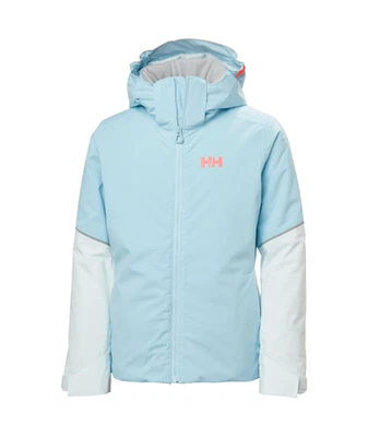 Helly Hansen Junior Jewel Ski Jacket - Youth Girls - 12 / Light Cyan - Image 1 of 4