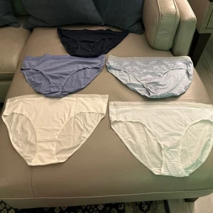 Bali Brief Panties 5 Pair Cotton Stretch Underwear Band DRCL61 - Picture 1 of 4