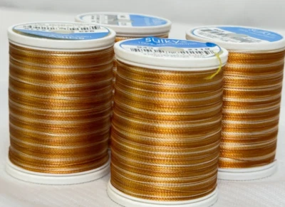 Sulky 40 wt rayon thread variegated Col.2119.- 850 yard spools Lot of 4 - Image 1 of 4