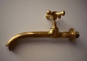 Moroccan water faucet Bronze part Antique Vintage Water Faucet Brass Bronze - Picture 1 of 7