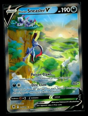 Hisuian Sneasler V (Alternate Full Art) 175/189 Swsh10: Astral Radiance Holo NM - Image 1 of 2