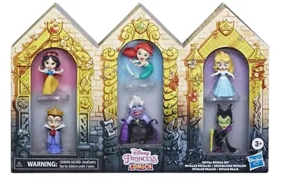 Juego de 6 estatuillas Hasbro 3+ de Princess Comics Royal Rivals de Disney Foto 1 de 2