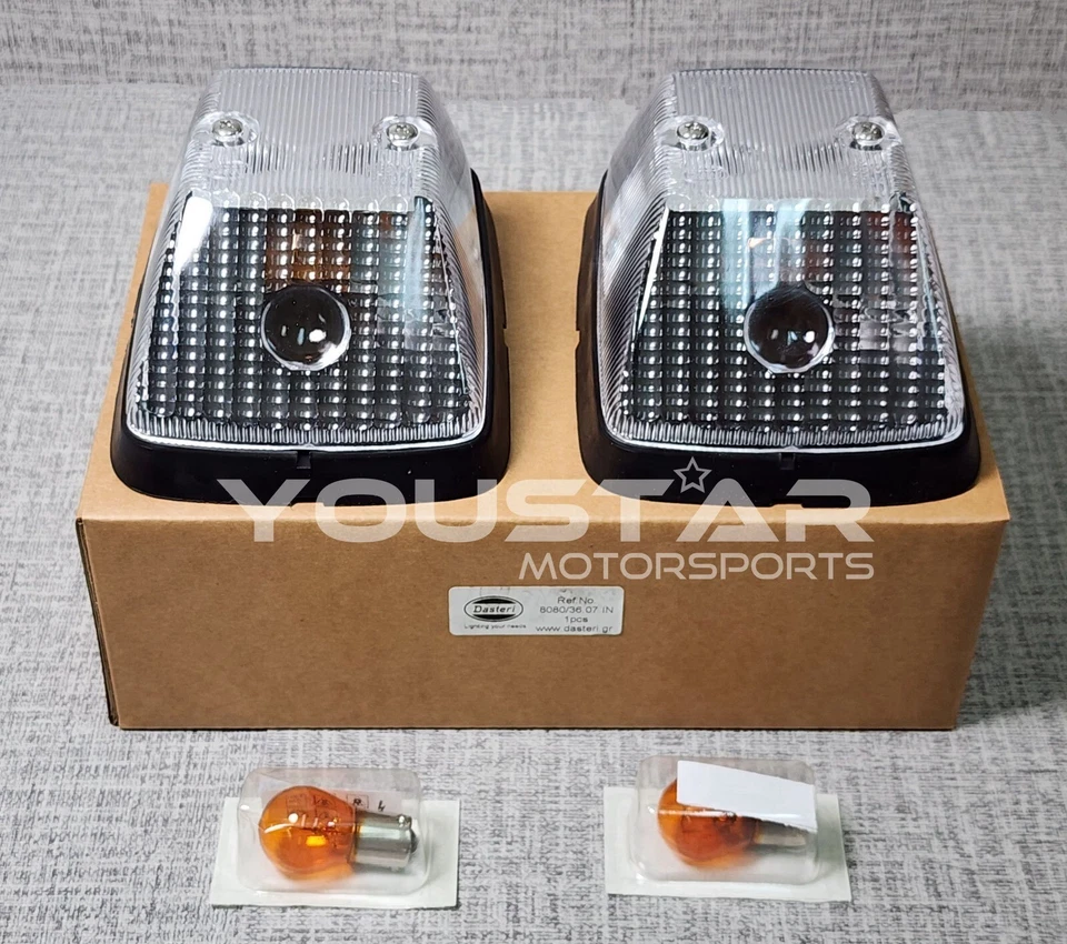 UK SELLER CLEAR INDICATOR Turn Signal Lights for Mercedes W463 W461 W460 G Class - Image 1 of 4