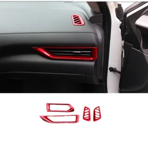 For Nissan Sentra 2020-25 Red Inner Dash side AC Air Outlet Vent Frame Trim 4pcs - Imagen 1 de 8