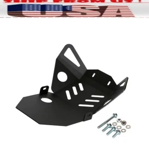 US BLACK Skid Plate Engine Guard Cover For 1995-2007 HONDA XR250 /BAJA/MOTARD - Picture 1 of 9