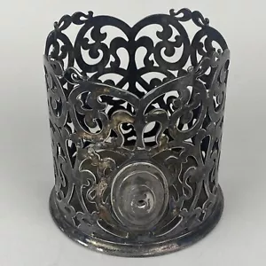 EPBM Electro Plated Britannia Metal Silver Plated Decorative Wine Bottle Holder - Picture 1 of 11