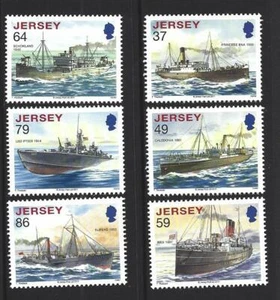 JERSEY 2011 SHIPWRECKS SET OF 6 UNMOUNTED MINT, MNH - Picture 1 of 1