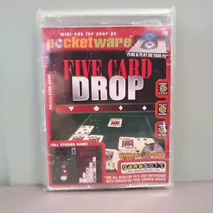 Five Card Drop - Pocketware Mini-CDs For Your PC Computer Game (Windows) - NEW - Picture 1 of 2