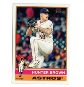 2025 Topps Heritage SP Hunter Brown - Picture 1 of 1