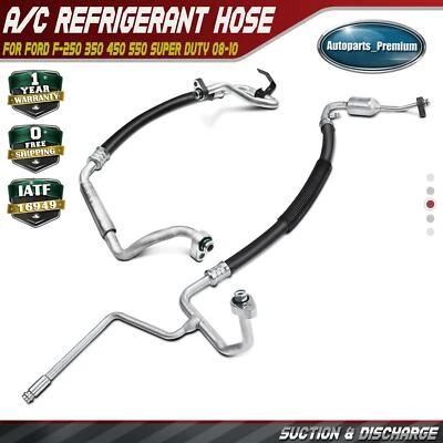 Manguera de refrigerante de aire acondicionado para Ford F-250 350 450 550 Super Duty 2008-2010 5,4 L 6,8 L Foto 1 de 4