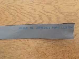 HIGH DENSITY RIBBON CABLE AWG30 0.64mm PITCH 40 WAY 30 Metres Z2596 - Picture 1 of 2