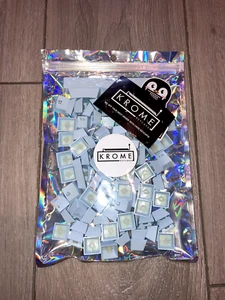 ANSI Double Shot PBT Light Blue Keycaps OEM Profile Krome Keycaps - Picture 1 of 6