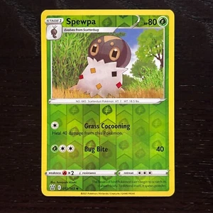 Spewpa 012/163 Pokemon Battle Styles Sword & Shield Reverse Holo Uncommon NM - Picture 1 of 2