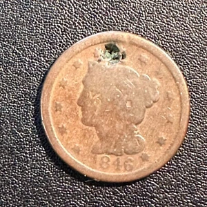 1846 (HOCH) GROSSER CENT - Bild 1 von 2