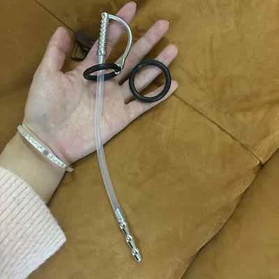 Sonidos uretrales masculinos estimular pene tapón dilatador varilla de masturbación con tubo EE. UU. Foto 1 de 4