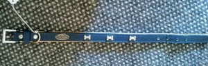 Dunkelblaues Windhundhalsband 🐩GREYHOUND Leder, sehr guter Zustand ! - Bild 1 von 4