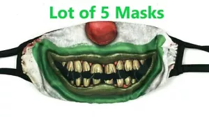 (5) Universal Studios Halloween Horror Nights Jack The Clown Face Mask Sealed - Picture 1 of 4