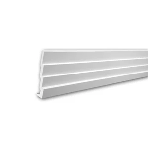  PROFHOME 150142 Eckleiste aus Polyurethan Deckenleiste Stuckleiste 2 m - Bild 1 von 5