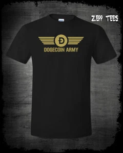 Dogecoin Ejército Dogecoin To The Moon Crypto Stonks Up Doge Meme Moneda Diamante Manos - Imagen 1 de 1