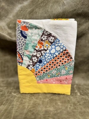 VINTAGE QUILT BLOCK BOOK COVER, 1930 - 1950s - Image 1 of 4