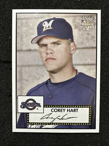 Corey Hart #251 2006 Topps '52 novatos QTY Milwaukee Brewers - Imagen 1 de 2