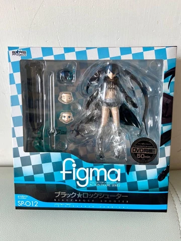 Good Smile Figma SP-012 Black Rock Shooter Action Figure and DVD set Cover