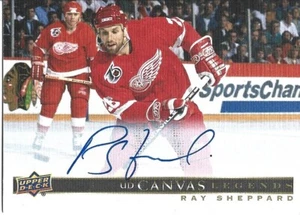 Ray Sheppard #C-42 - 2020-21 SP Signature Edition Legends - UD Canvas Auto - Picture 1 of 1