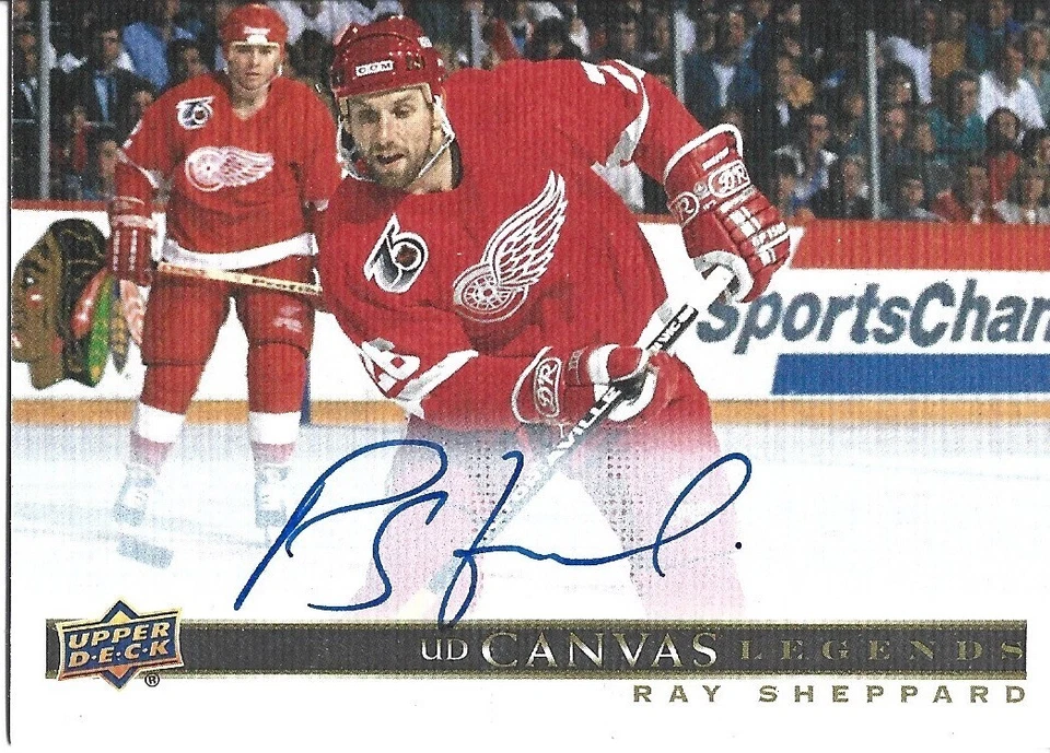 Ray Sheppard #C-42 - 2020-21 SP Signature Edition Legends - UD Canvas Auto - Image 1 of 1