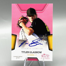 2013 Leaf Rize Pink Auto Autograph /200 Tyler Glasnow #PR-9 Auto TB Rays