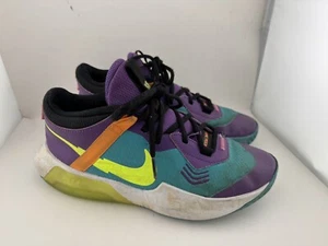 Nike Air Zoom Crossover GS Teal Nebula/Volt-Purple Neon 6.5Y Basketball Shoes - Picture 1 of 9