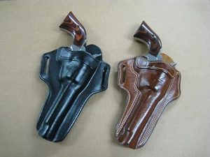 AZULA Leather Pancake Single Action Revolver Holster For..Choose Gun Model -1 - Picture 1 of 8