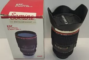 Somine ESF 28 135 0,45m 1,5ft Kamera Objektiv Becher mit Deckel Snack Halter geöffnet - Bild 1 von 11