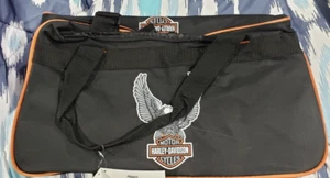 Harley Davison Eagle Duffel Bag #99417 with Shoulder Trap & Handle 20''-9''-10'' - Picture 1 of 6