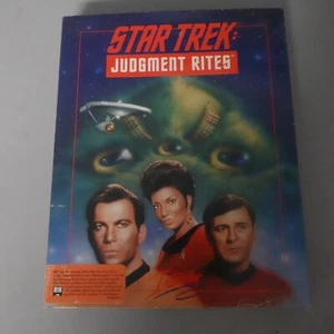 Interplay Star Trek Judgment Rites MS-DOS Big Box PC 1993 - Picture 1 of 10