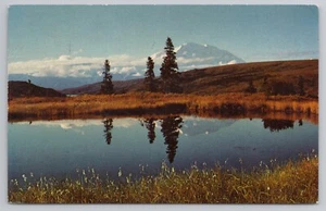 Mount McKinley National Park Reflection in Autumn Postcard - Picture 1 of 2