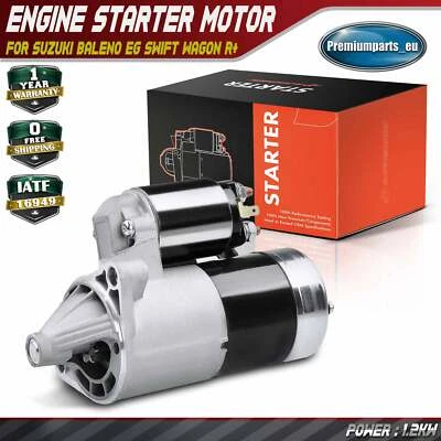 Starter Motor for Suzuki Baleno EG Swift Wagon R+ 31100-86030 31100-64B12 New - Image 1 of 4