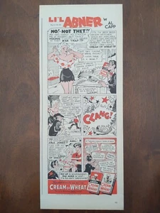 Vintage 1945 Cream of Wheat print .  Li'l Abner by Al Capp.  - Picture 1 of 1