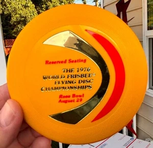 1976 Frisbee Wham-O Mini Disc Golf  Rose Bowl (w/ Innova Discraft Magnet) #921 - Picture 1 of 18
